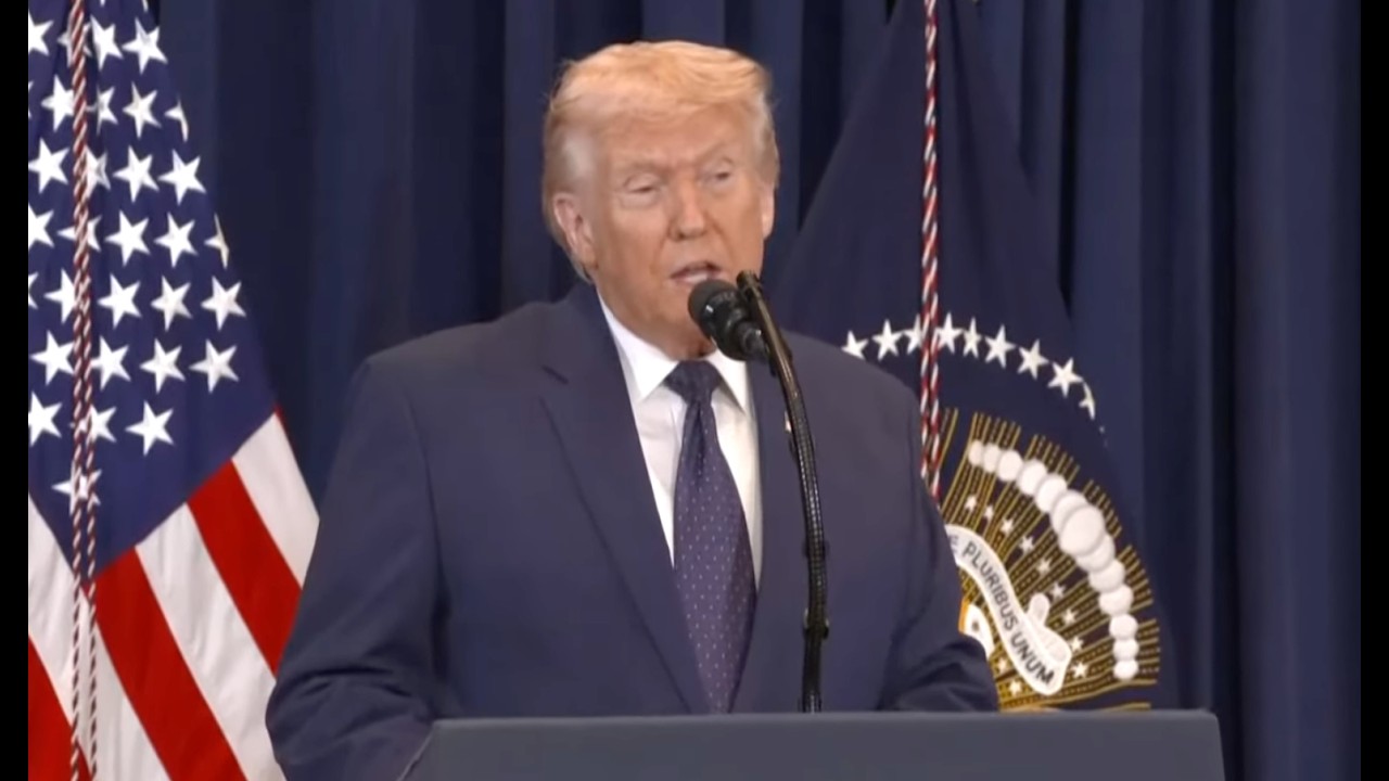 Trump holds a news conference from Republican retreat