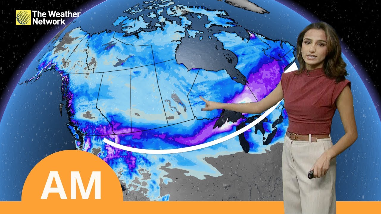 Canada's National Forecast - November 24, 2025 | #WeatherAM