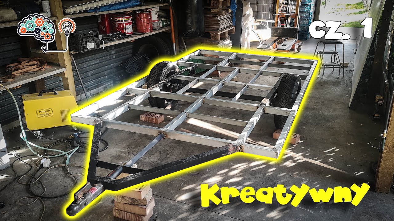 Budowa przyczepki towarowej - Konstrukcja Podwozia | Trailer Assembling - Chassis Construction 1/7