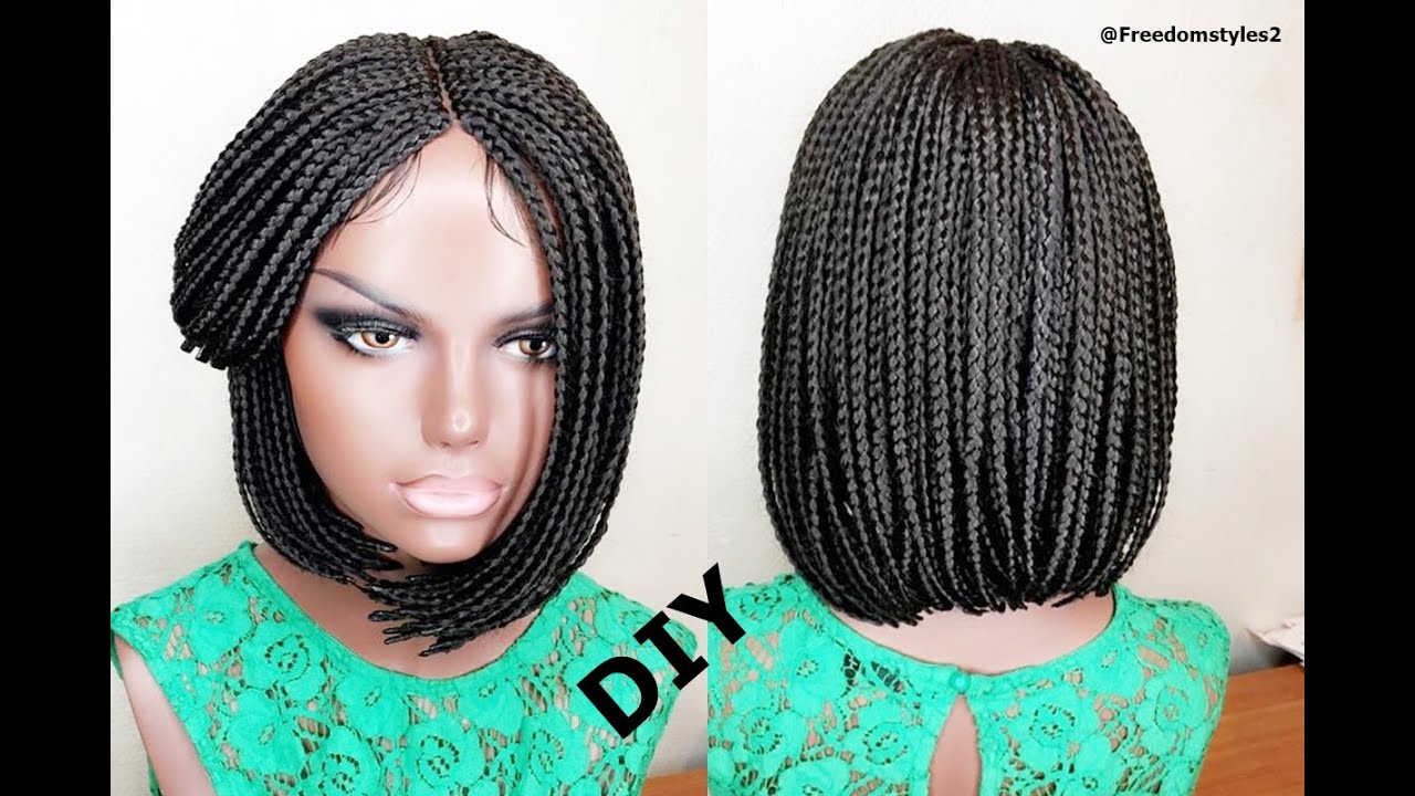 HOW TO DO BOB BRAIDS // WIG METHOD