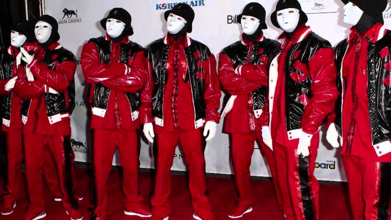 Jabbawockeez (with the music of The Bangerz) 