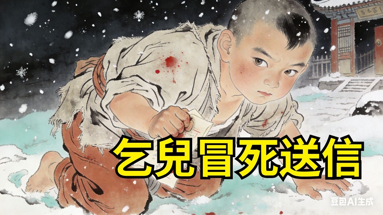 雪夜小乞兒撿到帶血書信，寧可餓暈也不扔掉，踉蹌送至驛站。驛丞讀信竟是邊關急報，飛馬奏報朝廷，皇上欽點：此子忠勇，入國子監！【心事郵局】#民間故事#傳統故事#故事頻道#聽書#睡前故事#情感