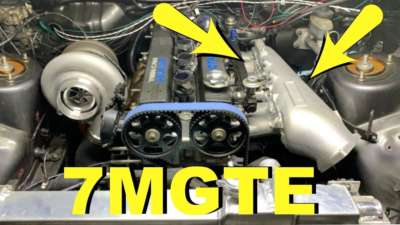 MK3 SUPRA 7MGTE CUSTOM CAST FRONT FACING INTAKE MANIFOLD