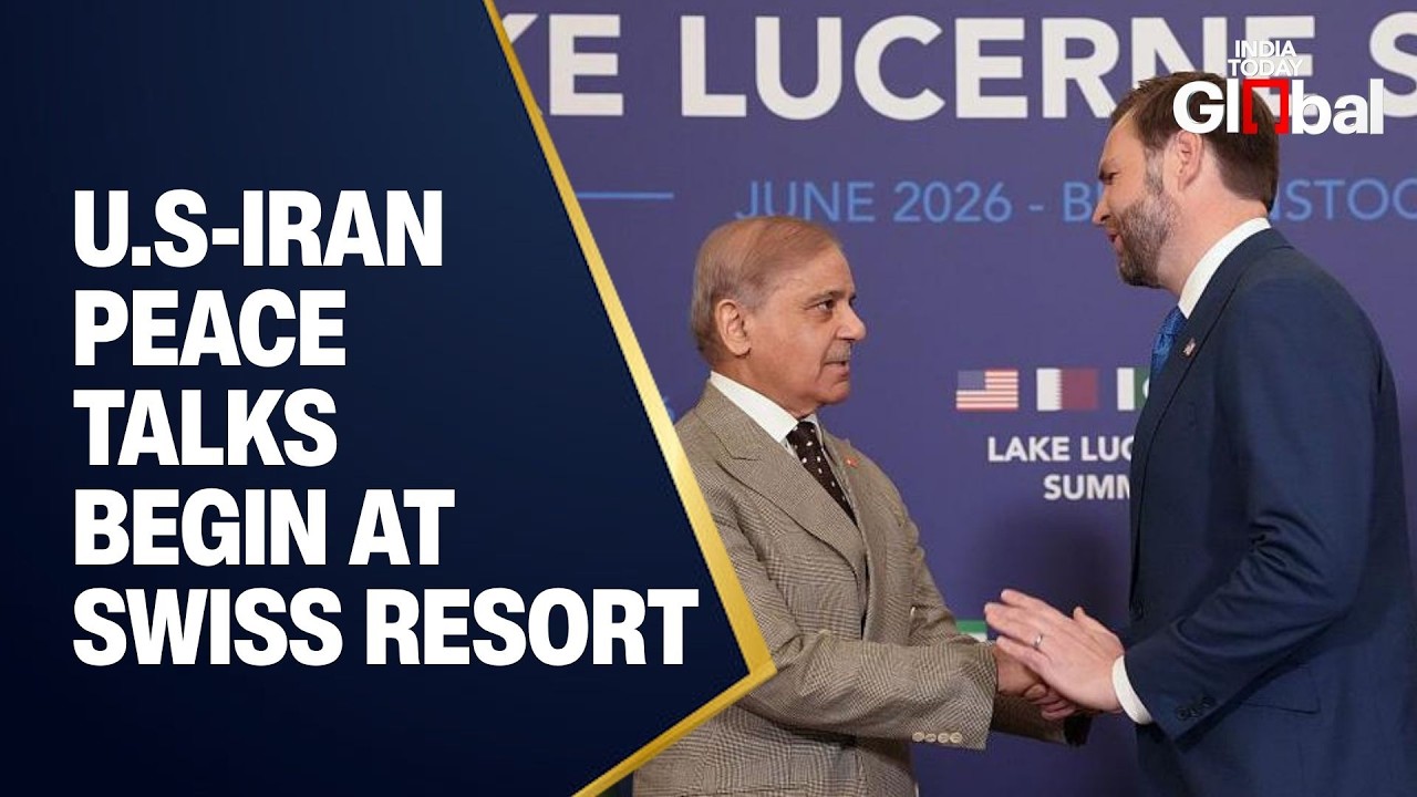 LIVE: U.S-Iran Peace Talks Begin at Swiss Resort as Shehbaz Sharif and Asim Munir Arrive