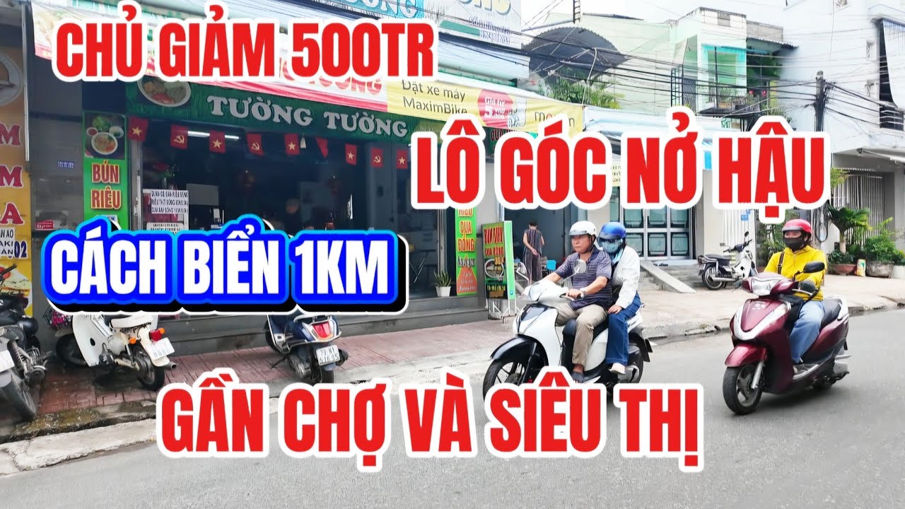 Chủ Giảm 500tr Quán Kinh Doanh Lô Góc Mặt tiền Đồng Nai Phước Hải Nha Trang| Gần chợ và Siêu thị
