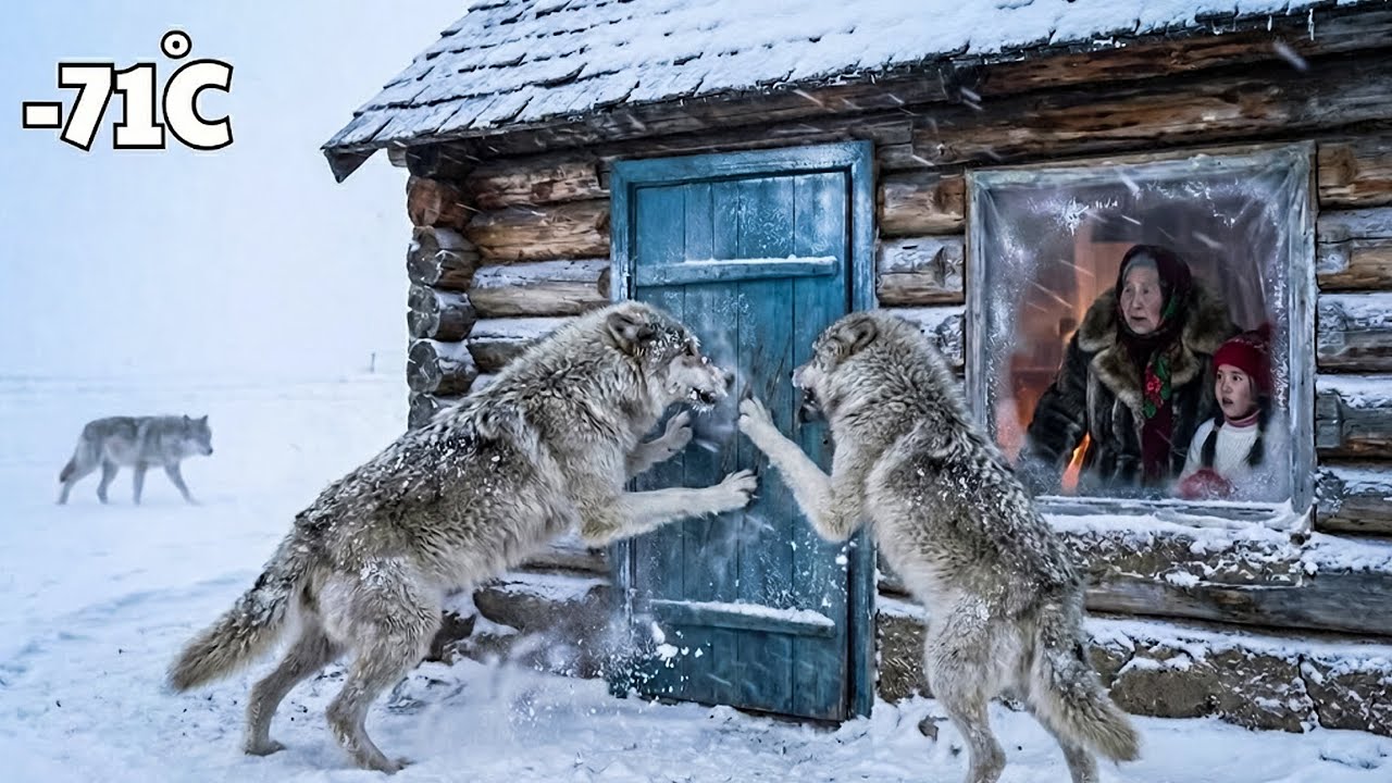 Blizzard at –77°C | 91 Year Old Widow and Grandchild Protect Sheep from Wolves