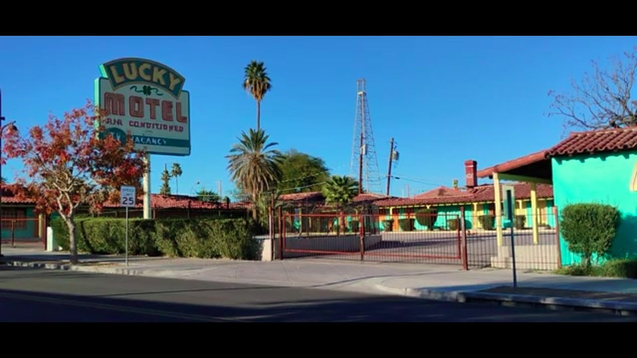 One last look at the Lucky Motel on Fremont street Las Vegas. January 2026