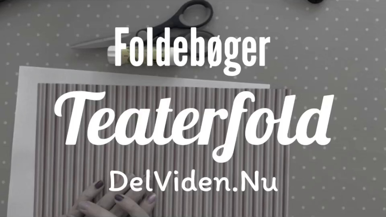 Foldebøger teaterfold