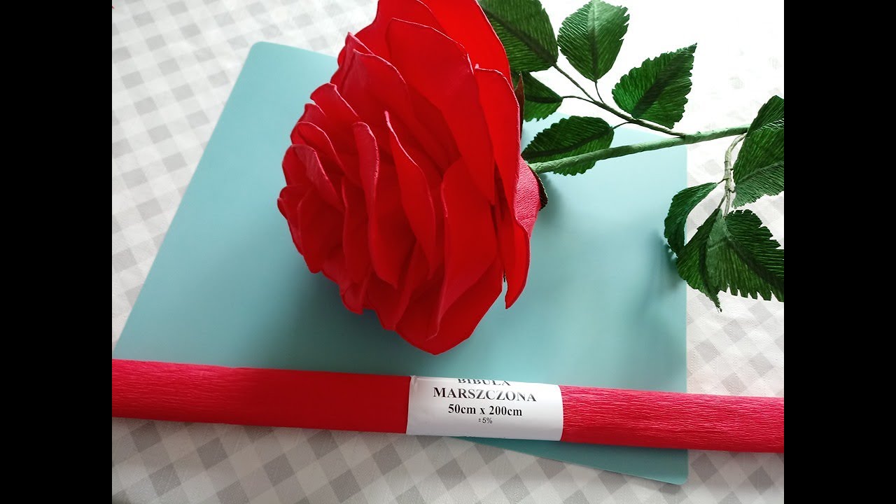 РОЗА ИЗ ОБУЧЕНИЯ 🌹 ЛЕГКИЙ ЦВЕТОК ИЗ КРЕПА 🌹 УДИВИТЕЛЬНЫЕ БУМАЖНЫЕ ЦВЕТЫ