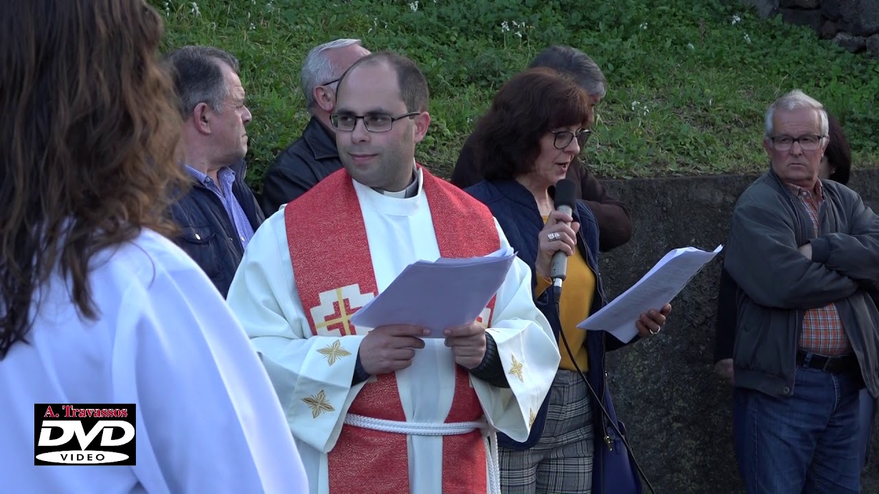 ATV Capelas - 1&ordf; Parte Prociss&atilde;o Via Sacra  Matriz Vila de Capelas 19.04.2019