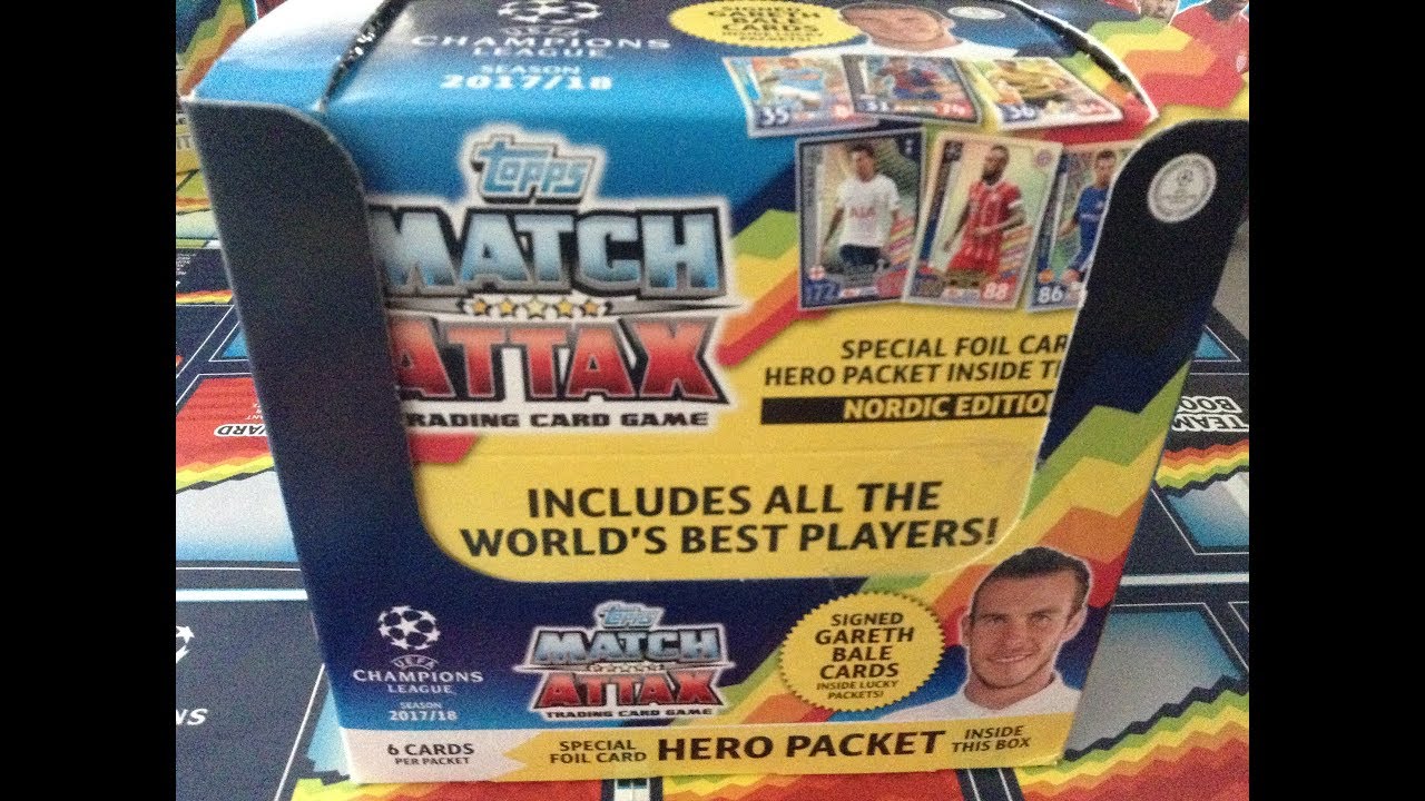 TOPPS MATCH ATTAX CHAMPIONS LEAGUE 17/18 ***NORDIC BOX***