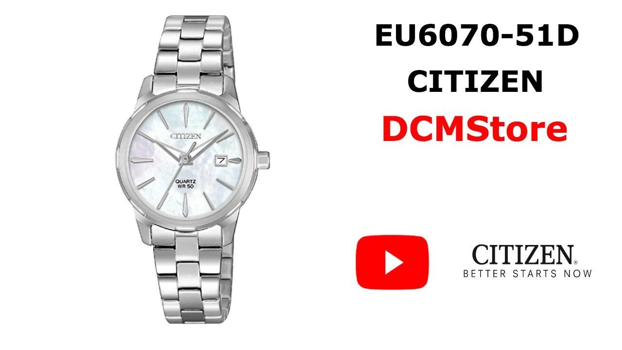 EU6070-51D Citizen Quartz Madre Peral Dial