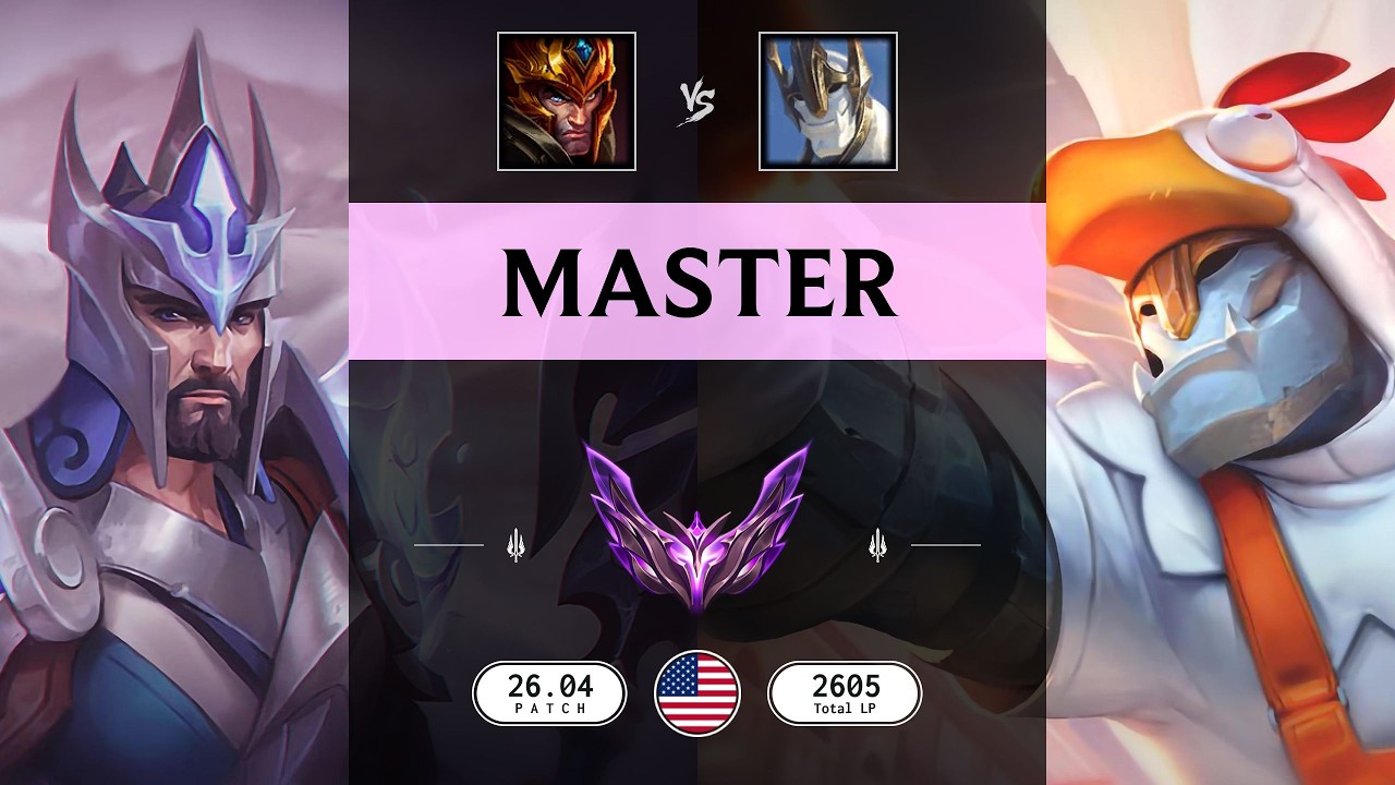 Master Match: Jarvan IV & Galio - NA server Patch 26.04