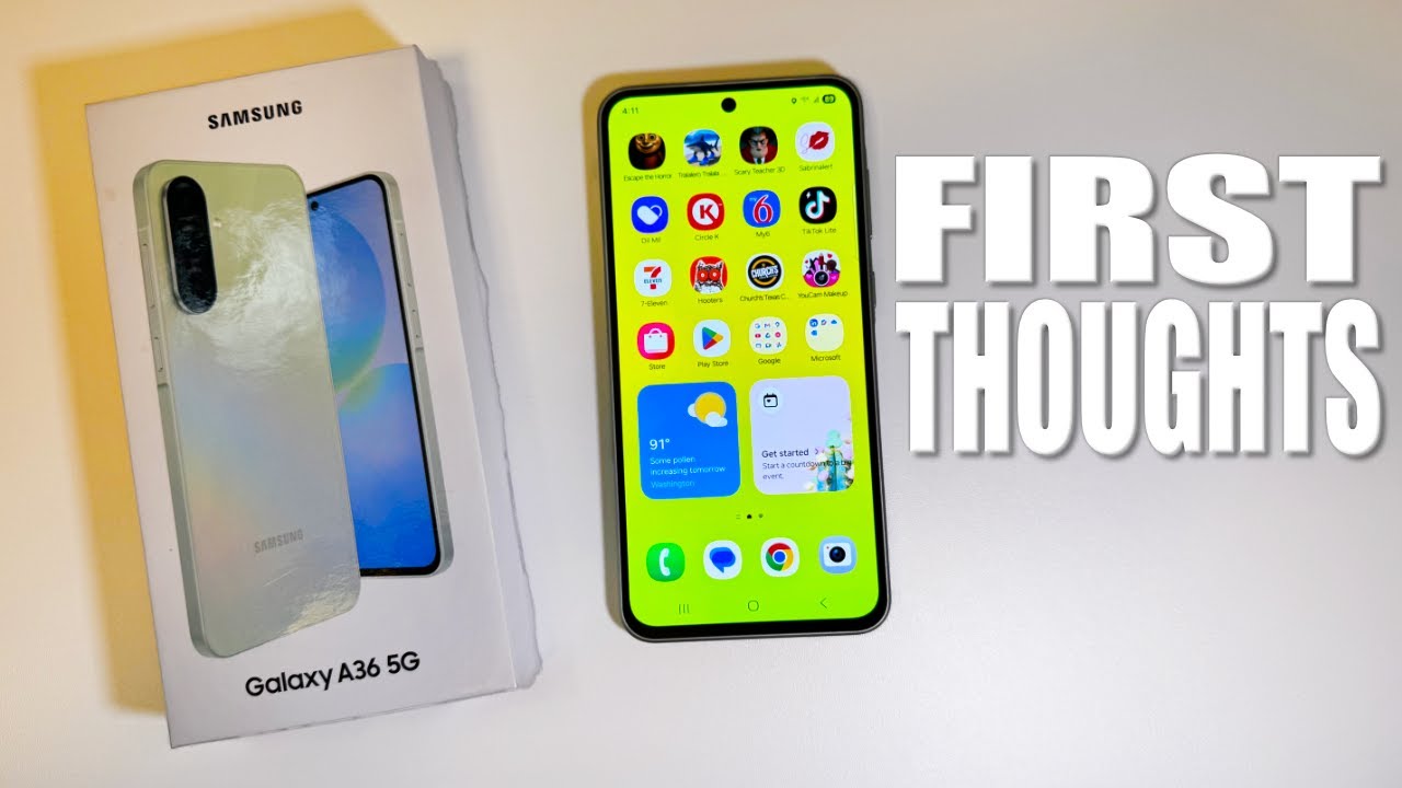 Samsung Galaxy A36 5G - First Impressions