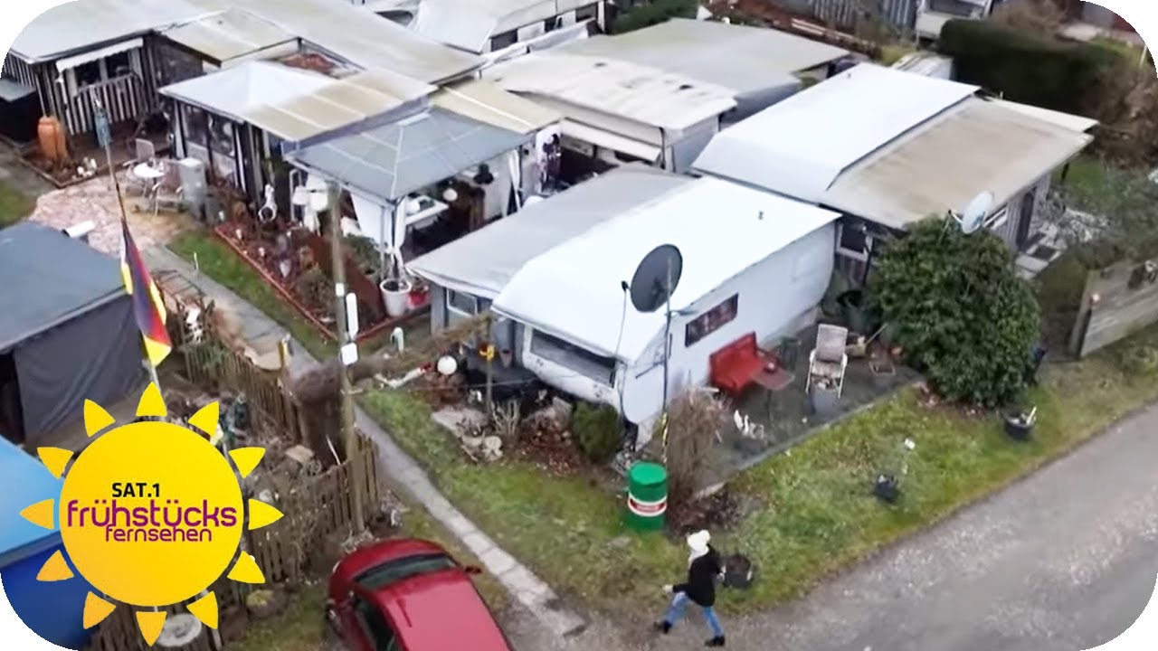 Dauercamper im Winter - wohnen in mobilen Behausungen | SAT.1 Frühstücksfernsehen