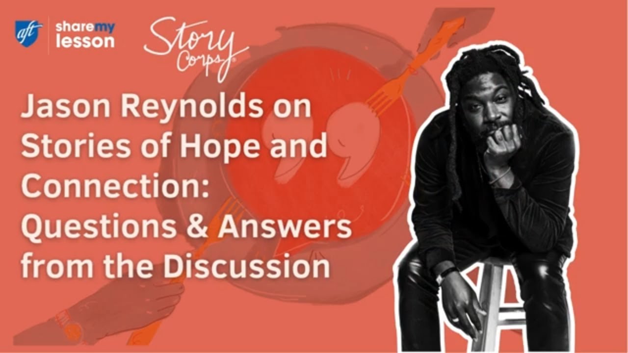 Q&A with Jason Reynolds: Stories of Hope and Connection in Education