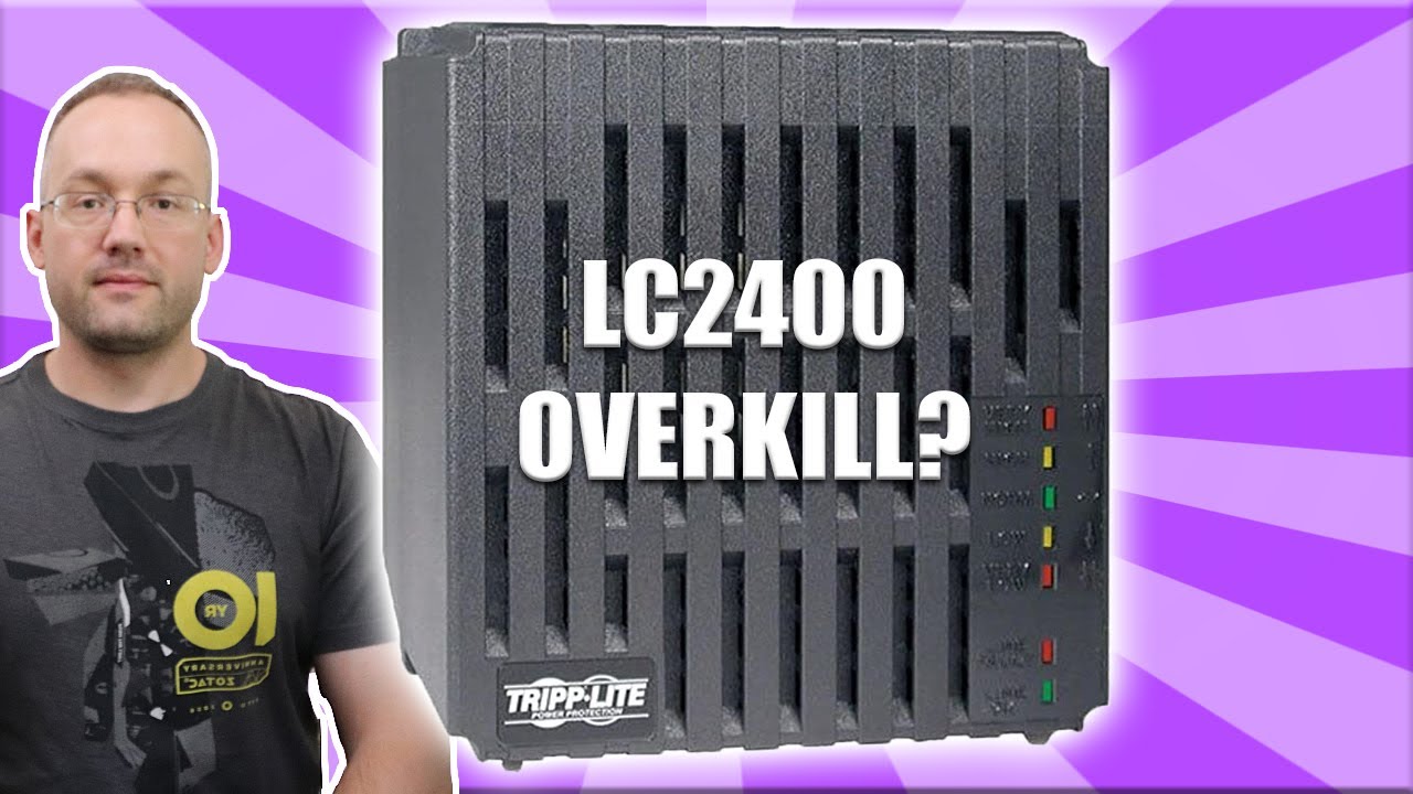 Tripp Lite LC2400 Power/Line Conditioner Unboxing & Review