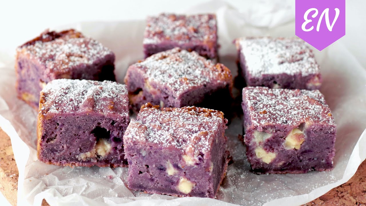 The Best Ube Brownies Recipe (Purple Yams) || William's Kitchen