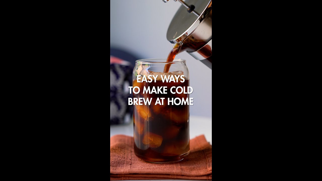 EASY WAYS TO MAKE COLD BREW AT HOME☕️🧊