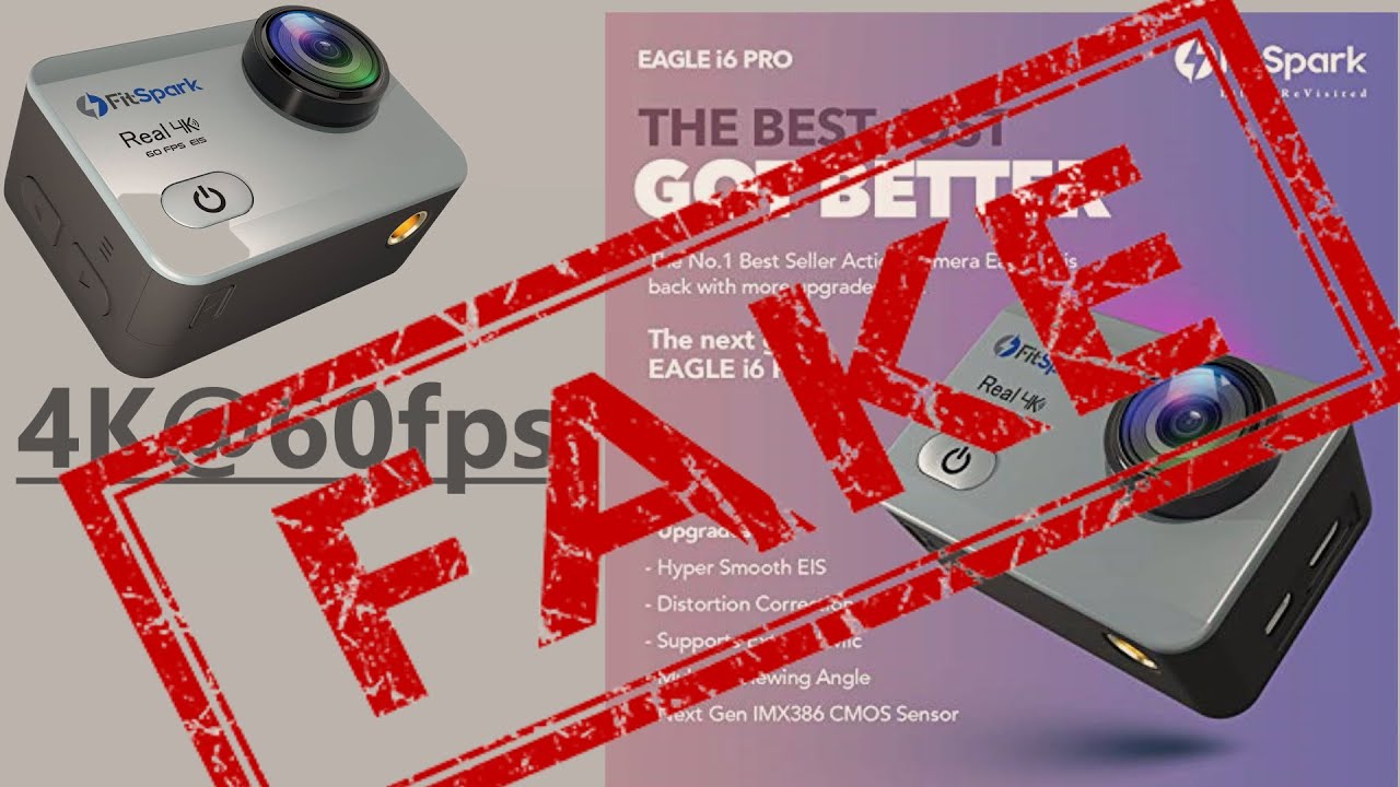 Fake FitSpark Eagle i6 PRO Real 4K@60fps || Budget Action Camer || Review || Sample Video