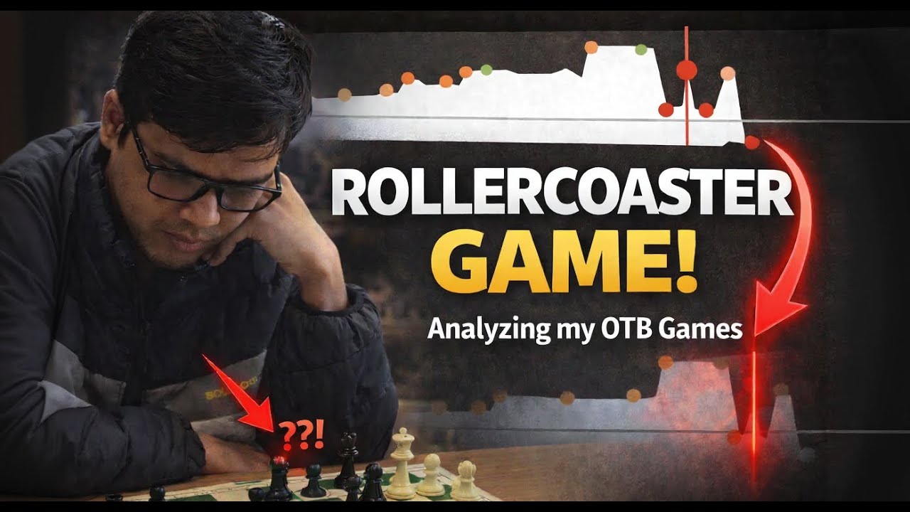 Crazy Blitz Game| Analyzing My OTB Chess Game