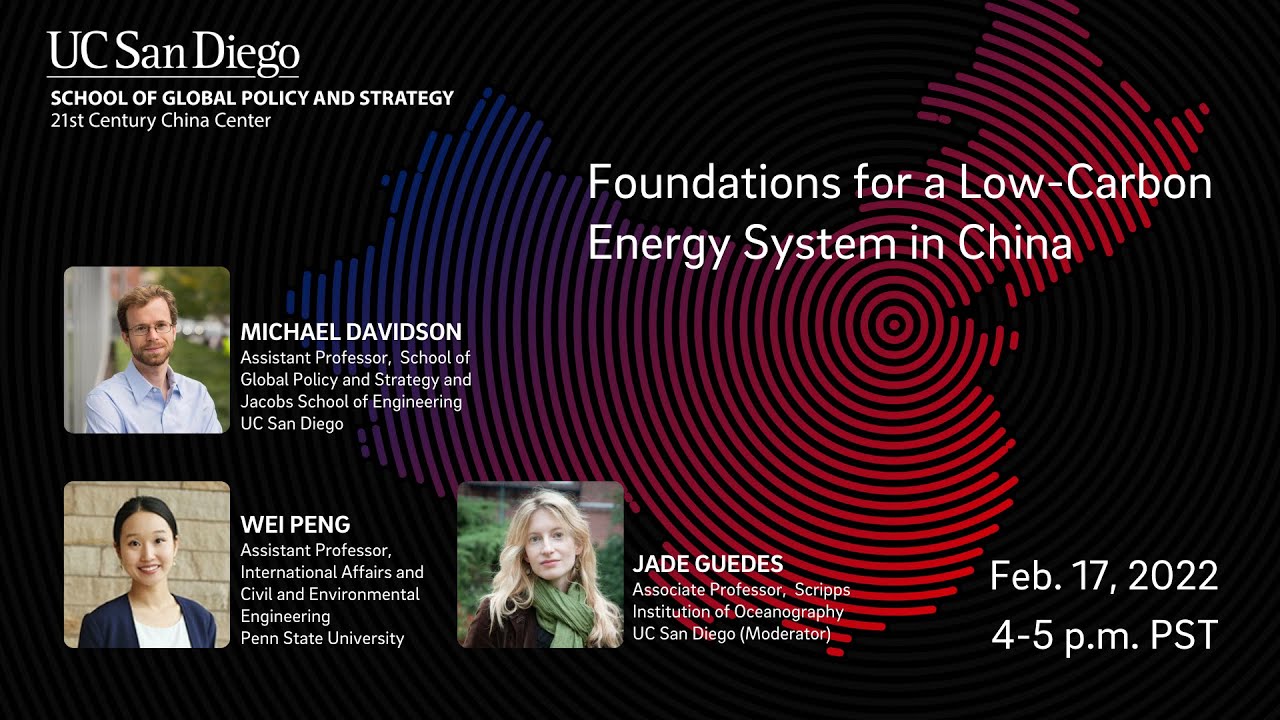 Foundations for a Low-Carbon Energy System in China