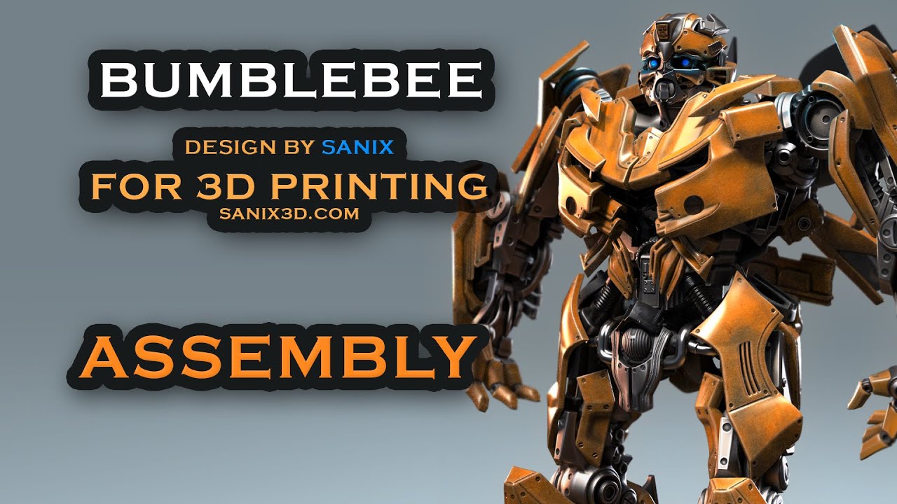 Bumblebee ( 3D Model ) - Files for 3D Printing
