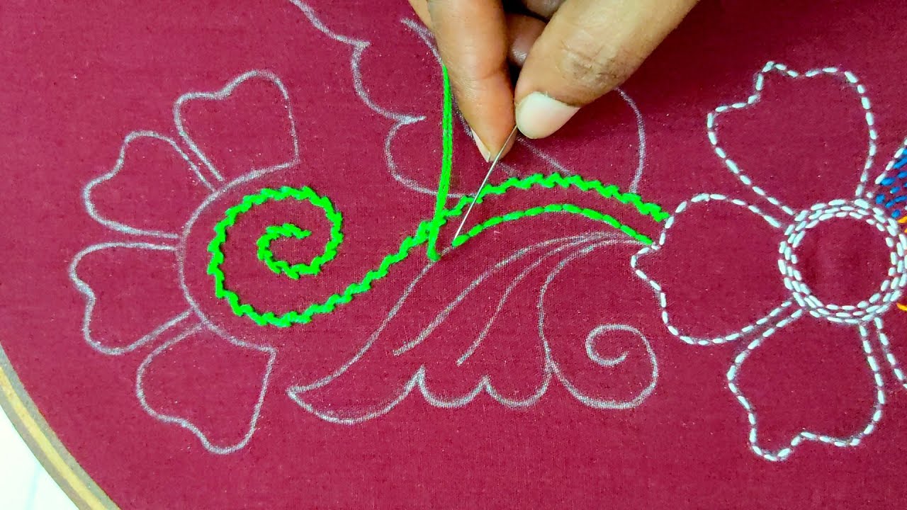 Nakshi Kantha Design Beautiful Hand Embroidery,নকশীকাঁথা নকশা সেলাই করার সুন্দর নকশা
