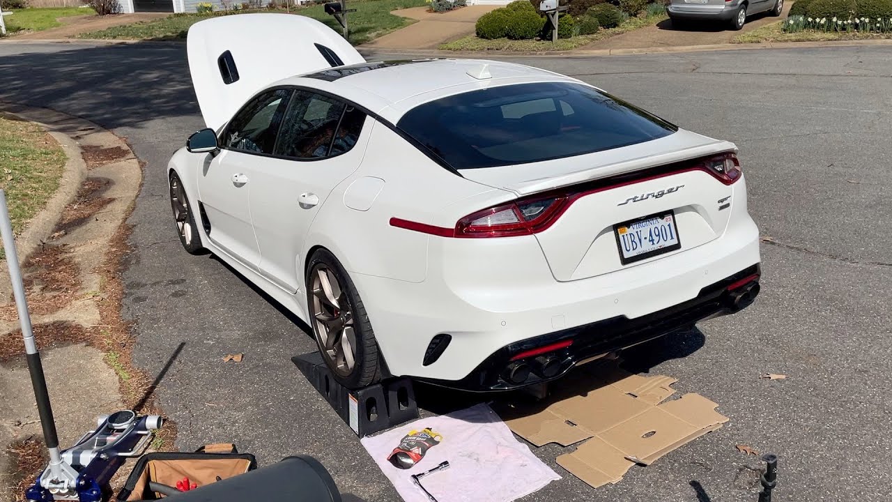 Kia Stinger GT AWD Differential Fluid Change | Front & Rear