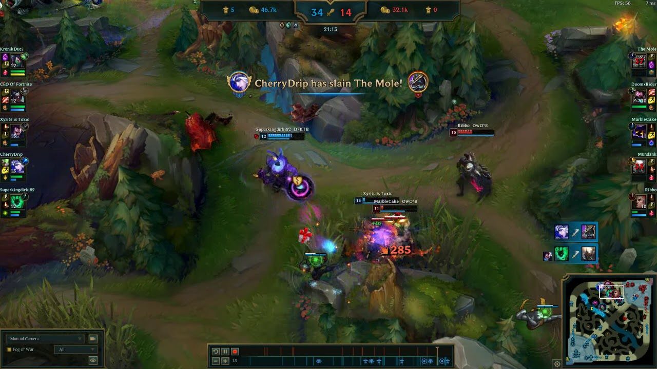 Thresh outplays and solo kills 4 opponents in lightning times