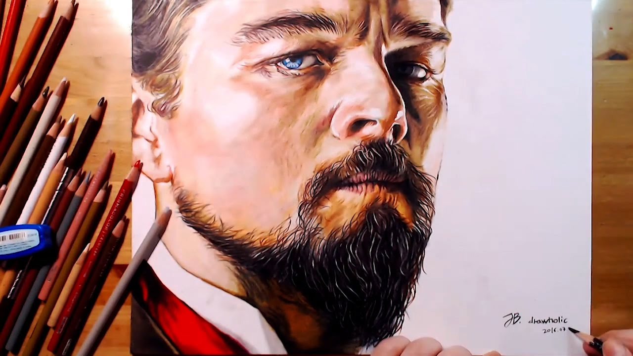 Drawing Leonardo DiCaprio 레오나르도 디카프리오 그리기 | drawholic