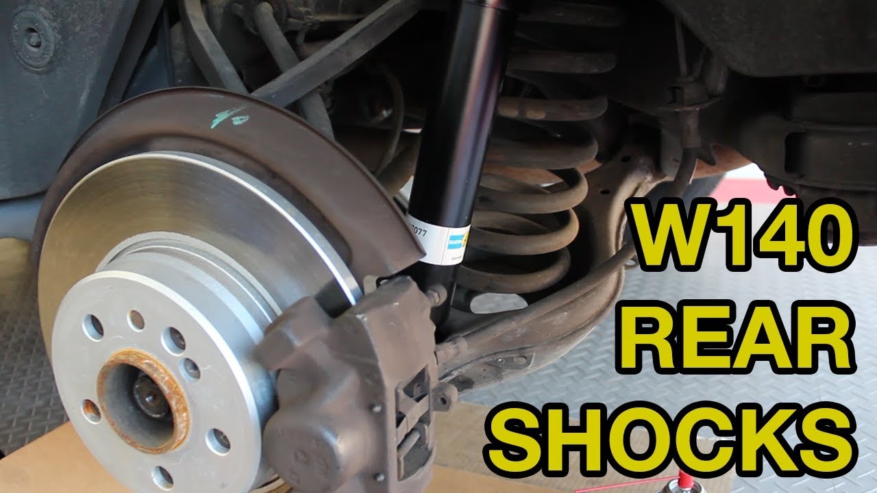 Mercedes-Benz W140 Rear Shock Replacement (S320)