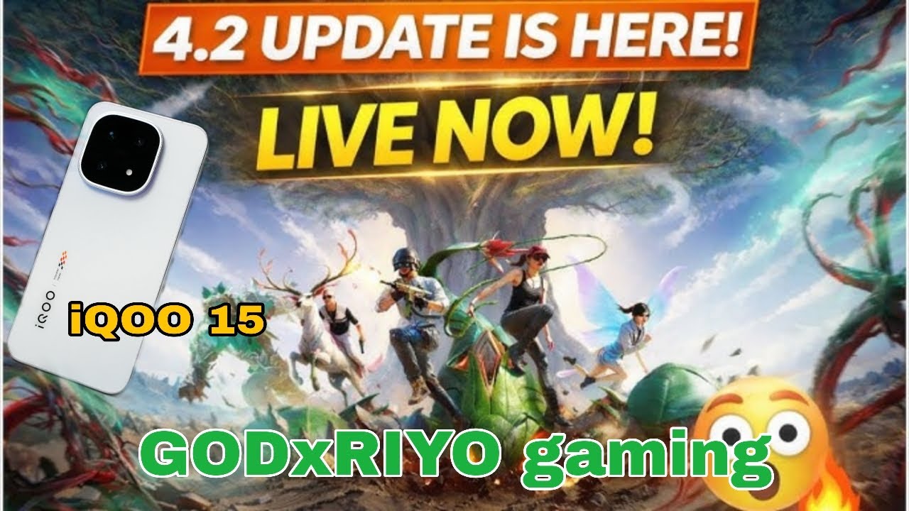 🛑BGMI 4.2 UPDATE IS HERE!! WITH IQOO 15 TESTING #LIVE #SHOTS #GAMING