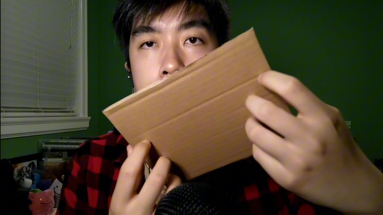ASMR - cool cardboard sounds and other triggers