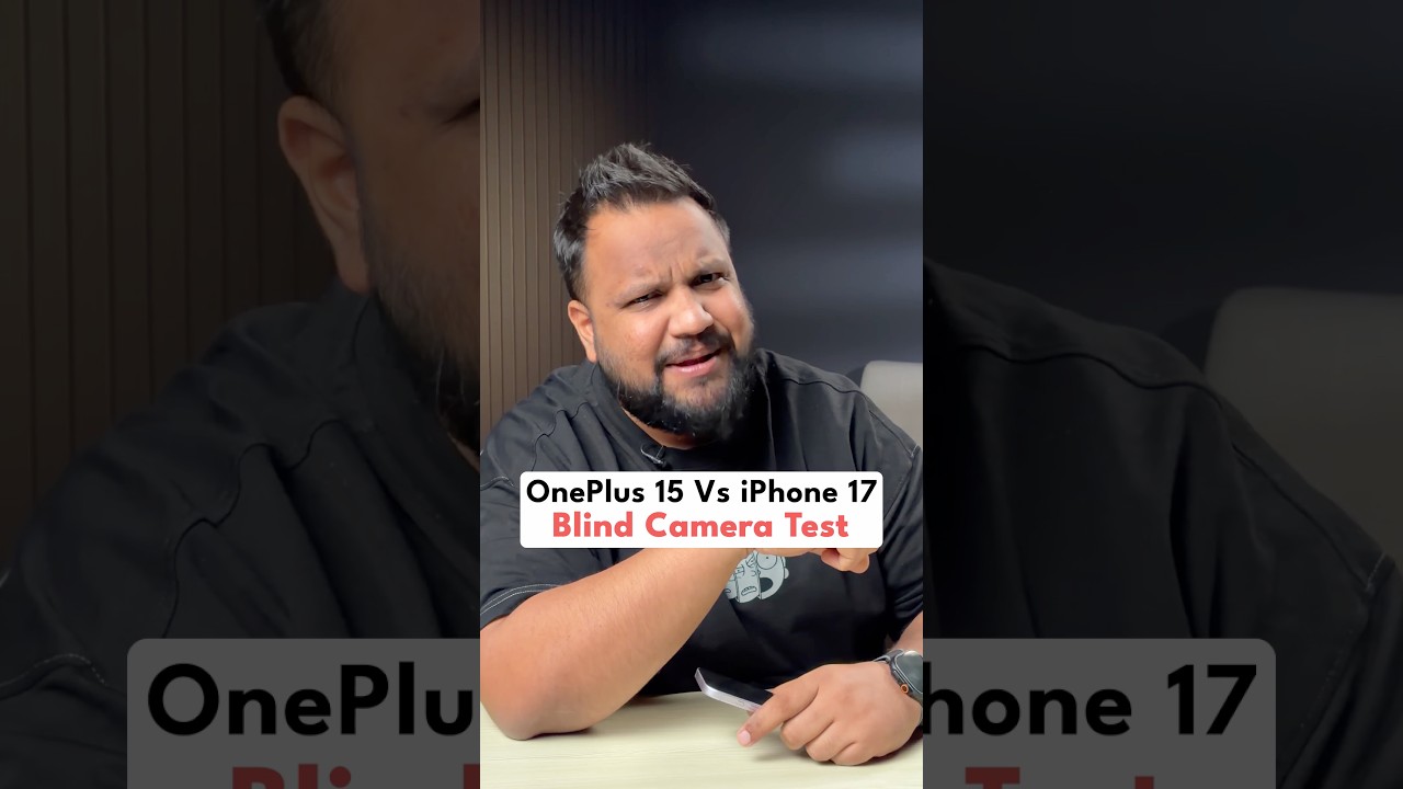 OnePlus 15 vs iPhone 17 - Blind Camera Test! #shorts