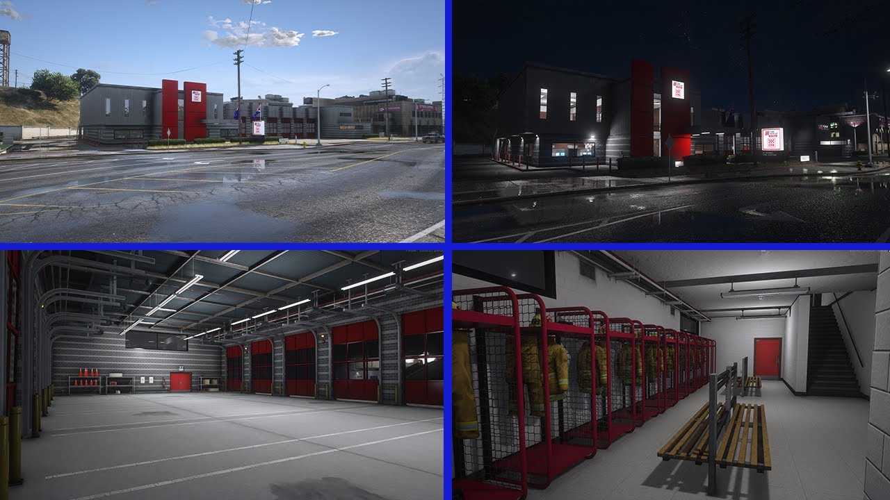 [MLO] Fire Station El Burro Heights V-2  GTA V | FIVEM