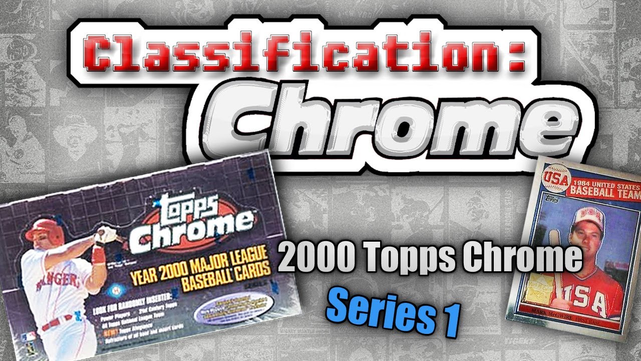 2000 Topps Chrome Baseball (Series 1) Hobby Box - CLASSIFICATION CHROME