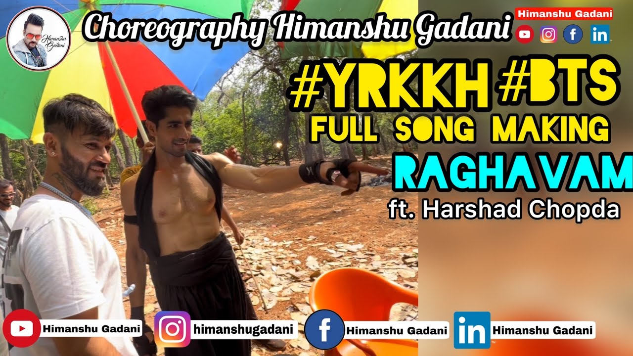 ABHIMANYU aka HARSHAD CHOPDA’ does STUNTS IN THE JUNGLE  at 35 degrees forYEH RISHTA KYA KEHLATA HAI