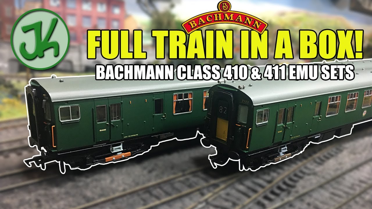 Bargain Full Train In A Box? Bachmann 4BEP & 4CEP 410 & 411 EMU in BR SR Green - Unboxing and Review