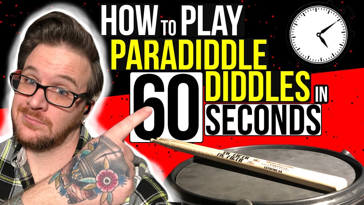 How to Play Paradiddle Diddles in 1 Min. (2020)