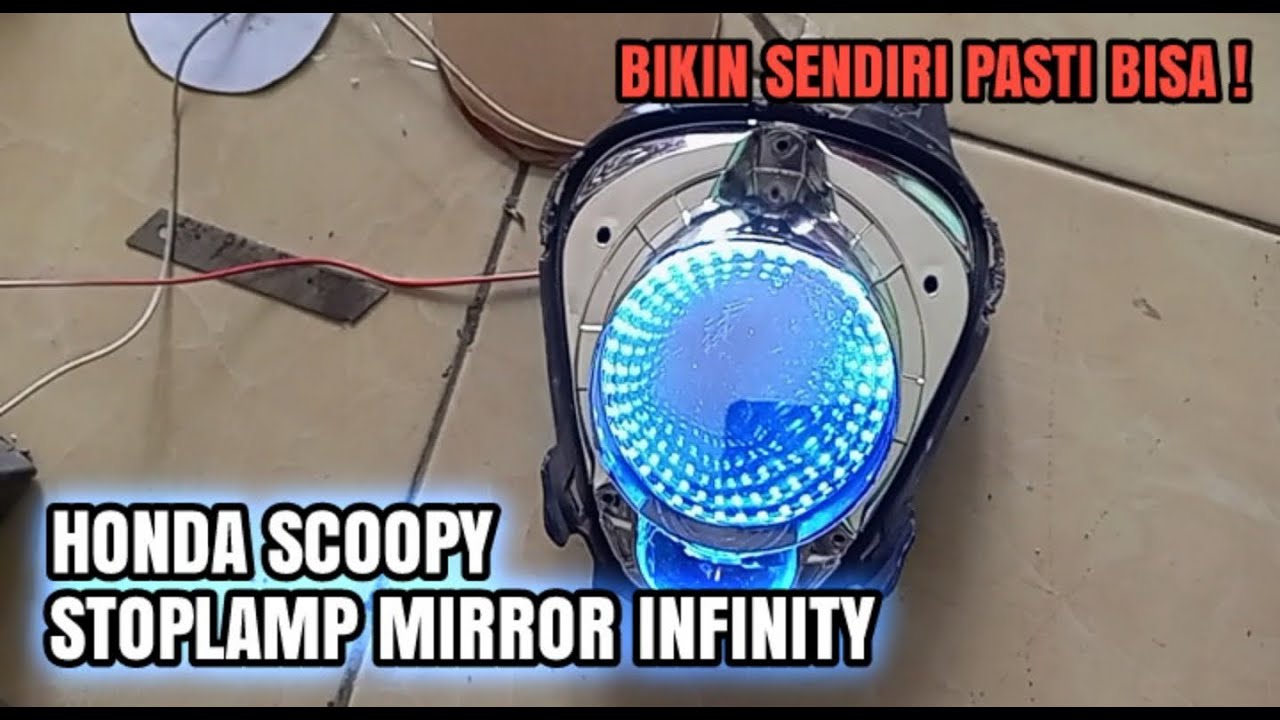 Bikin STOPLAMP MIRROR INFINITY . Honda Scoopy