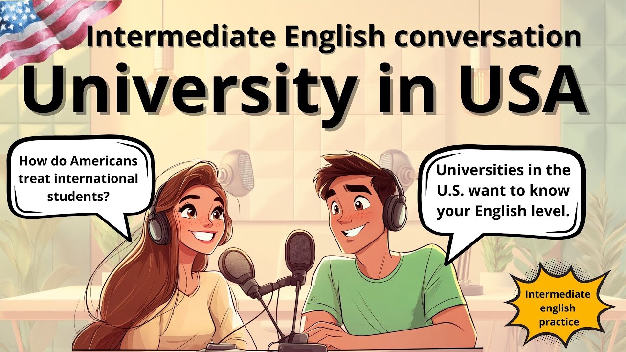 How international students are recieved in university in USA | English Podcast