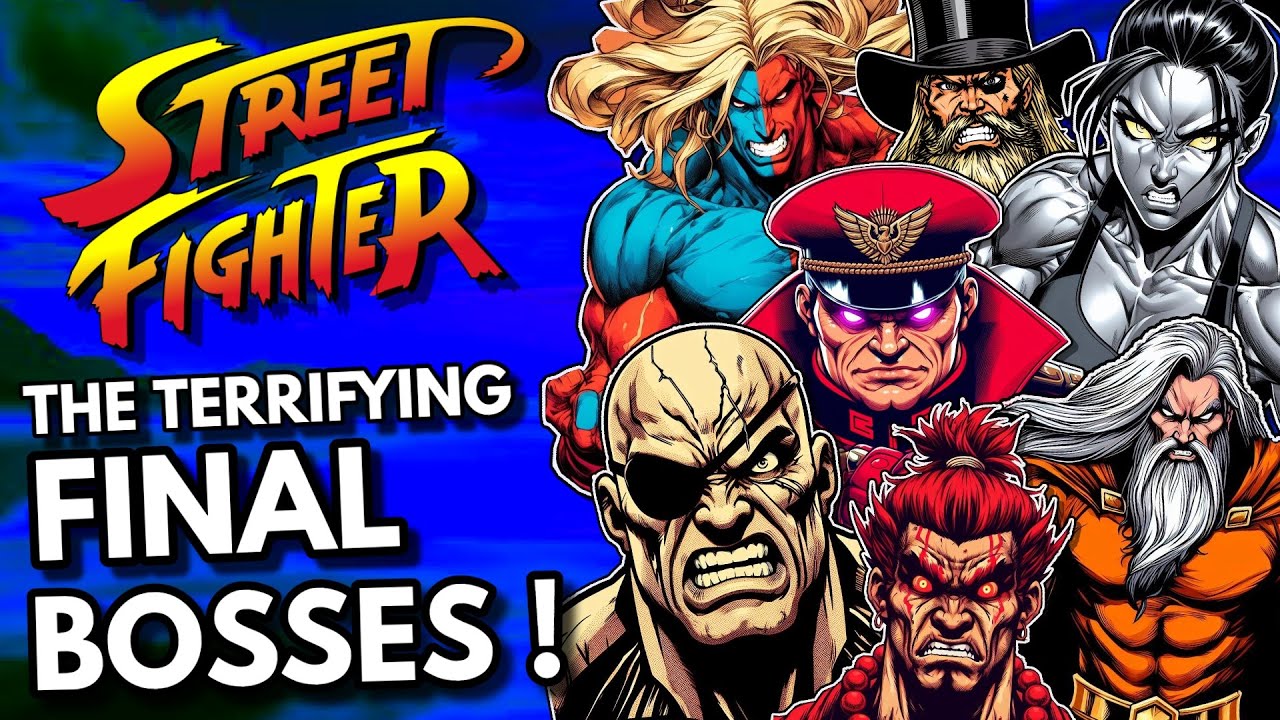 The Terrifying Story of Every Street Fighter Final Boss!