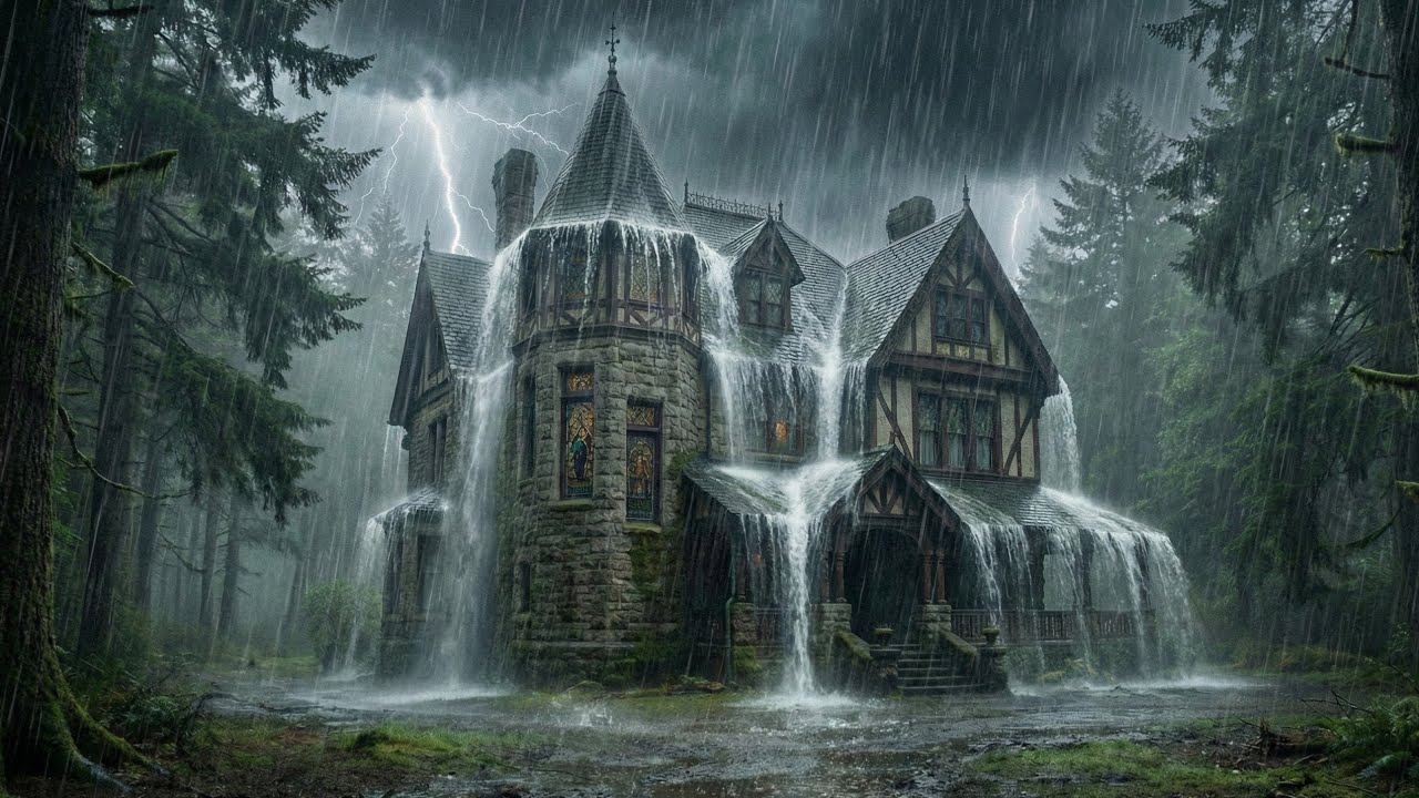 Calm Rain Sounds at Night | Sleep, Relaxation & Stress Ease – Deep Focus Ambience for Peaceful Mind