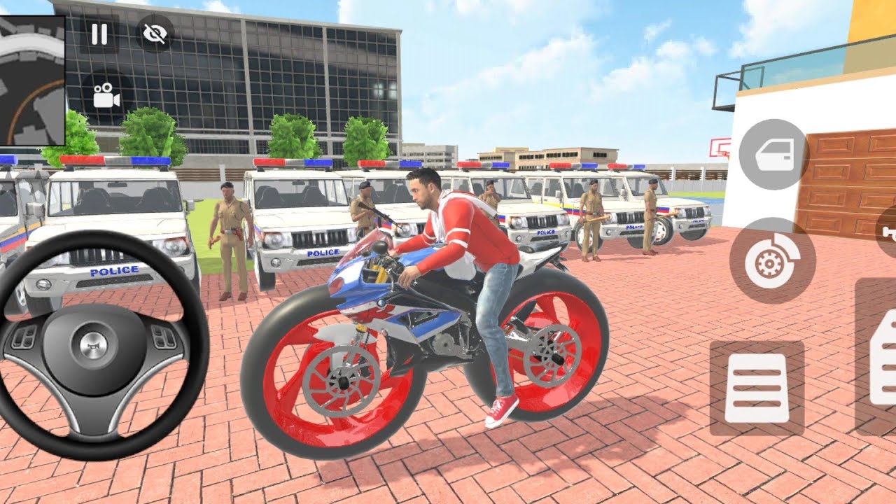 Red Wheels Super Bike 😱 | Indian Police 🔥 | Indian Open World | Theft Auto Simulator Gameplay Hindi