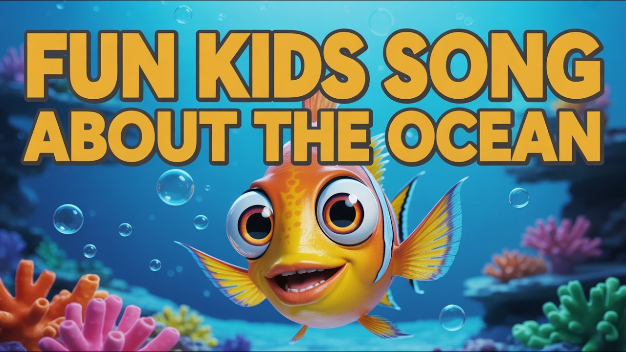 Fun Counting Fish Song for Kids Learn Numbers Colors and Sea Animal Adventures