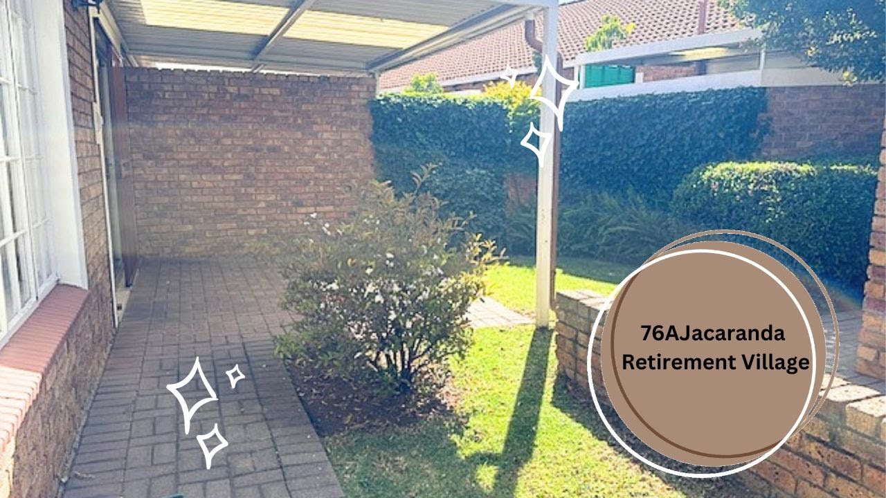 76 Jacaranda Retirement Village now selling as Sectional Title. R1 260 000. 2 Bed, 1 Bath