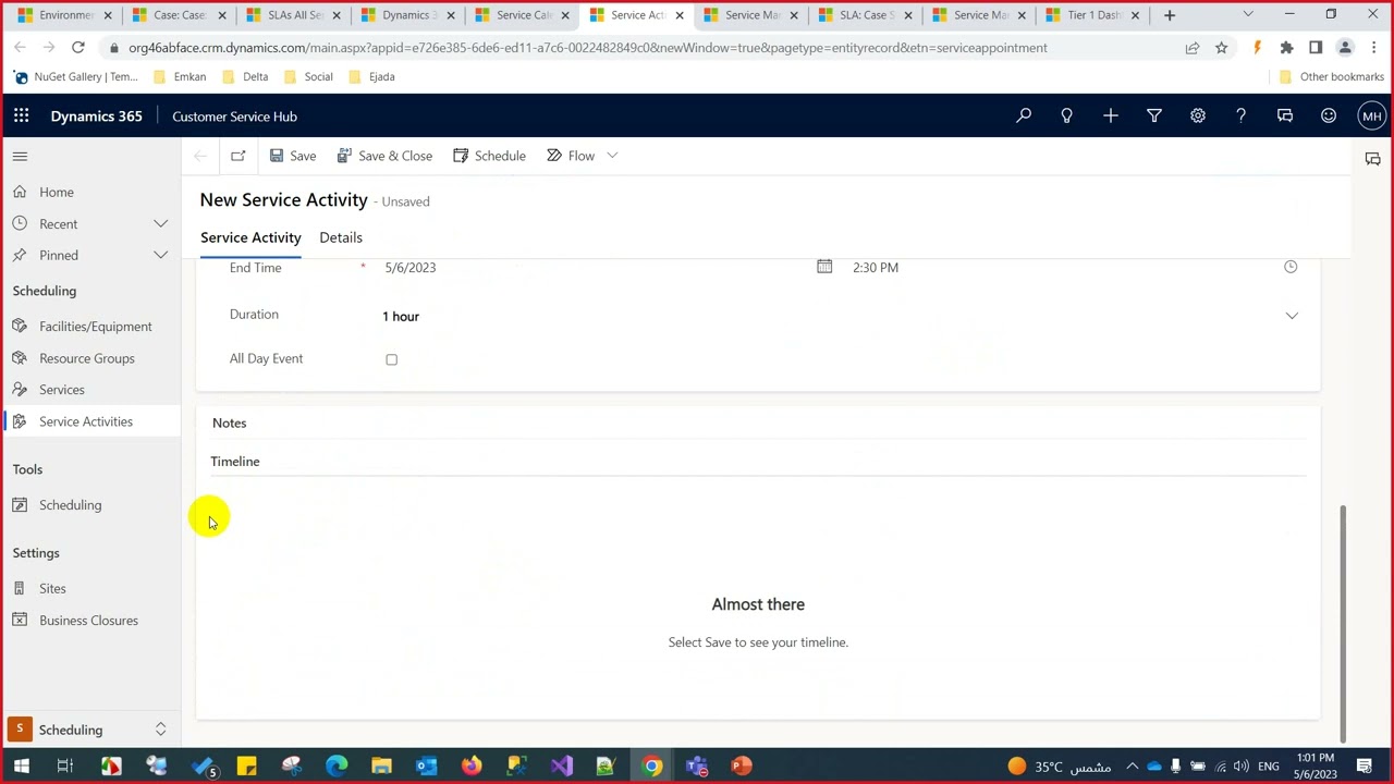 Dynamics CRM Session 5 Service Activity Management