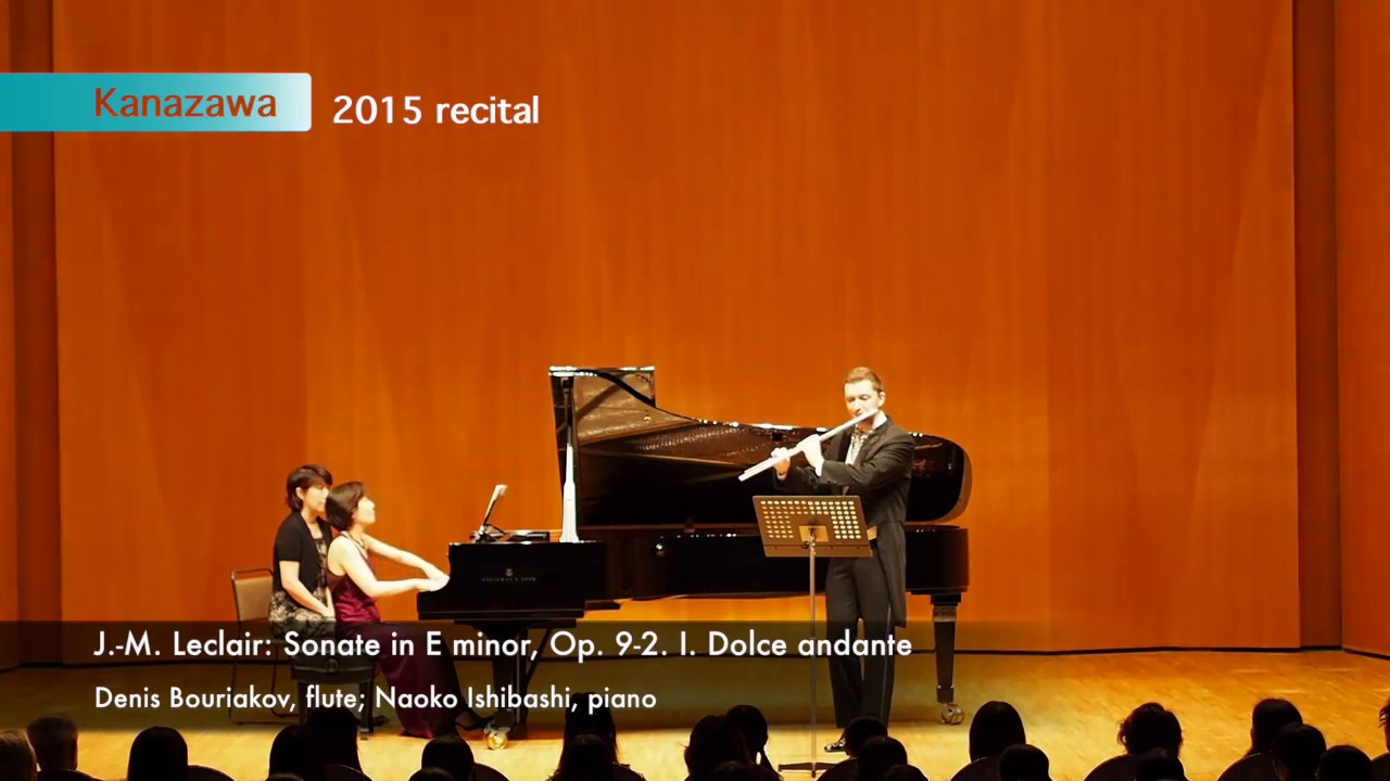 J. M. Leclair: Flute sonata in E minor, Op. 9, No. 2