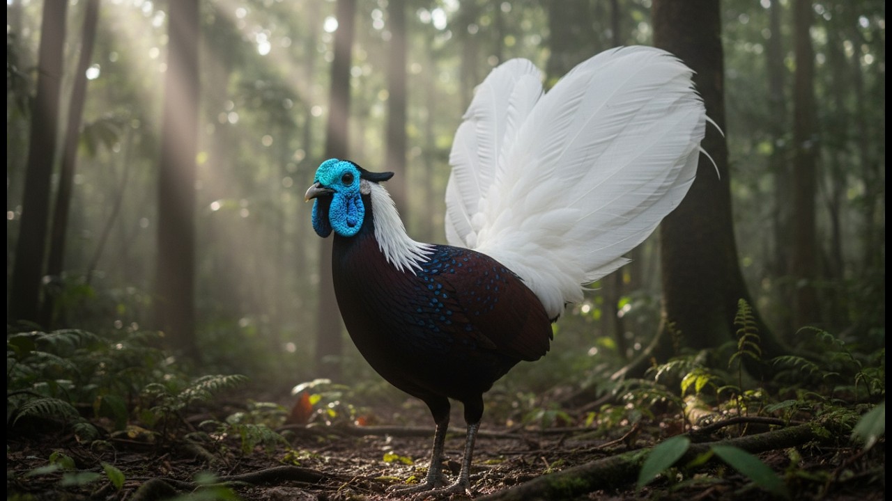 Is This Earth's Most ALIEN Bird? The Rare Heart-Tailed Pheasant (Bulwer's) Revealed in 4K!